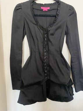 betsey johnson gothic top